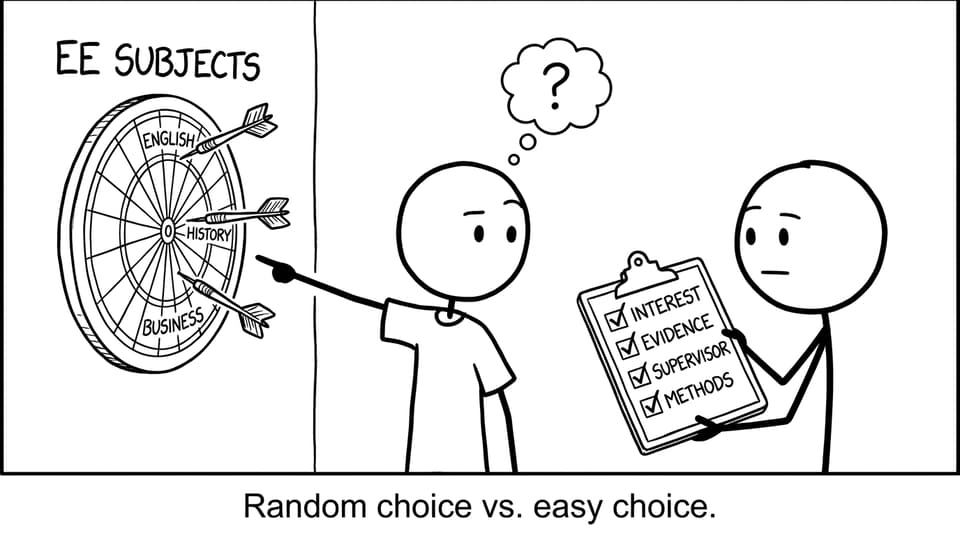 Random choice vs easy choice