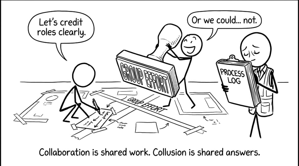 Collaboration vs collusion in one rehearsal room