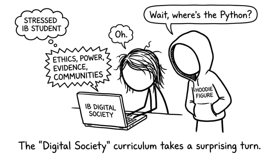 Student expecting coding but getting ethics