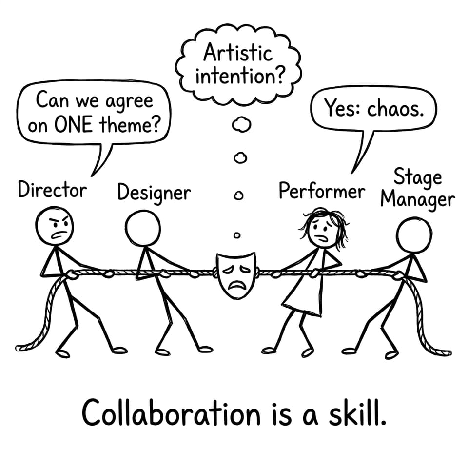 Collaboration is a skill comic