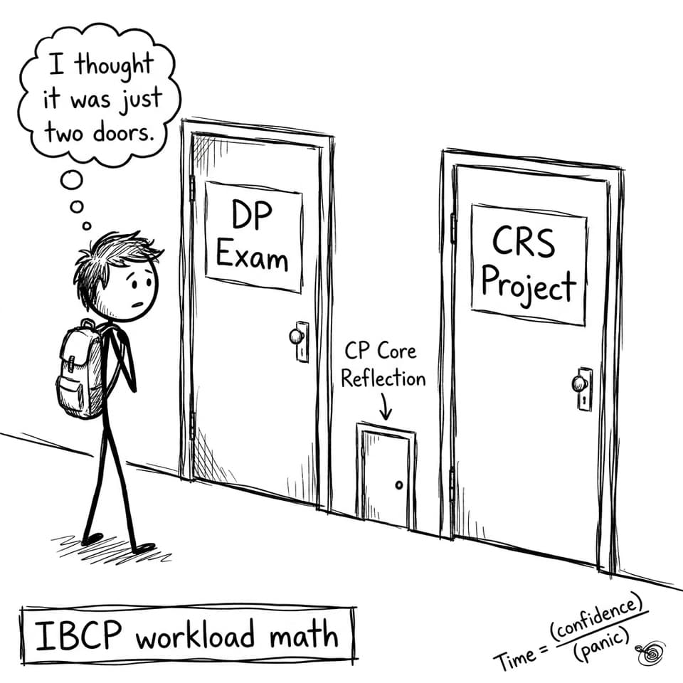 Three doors workload comic