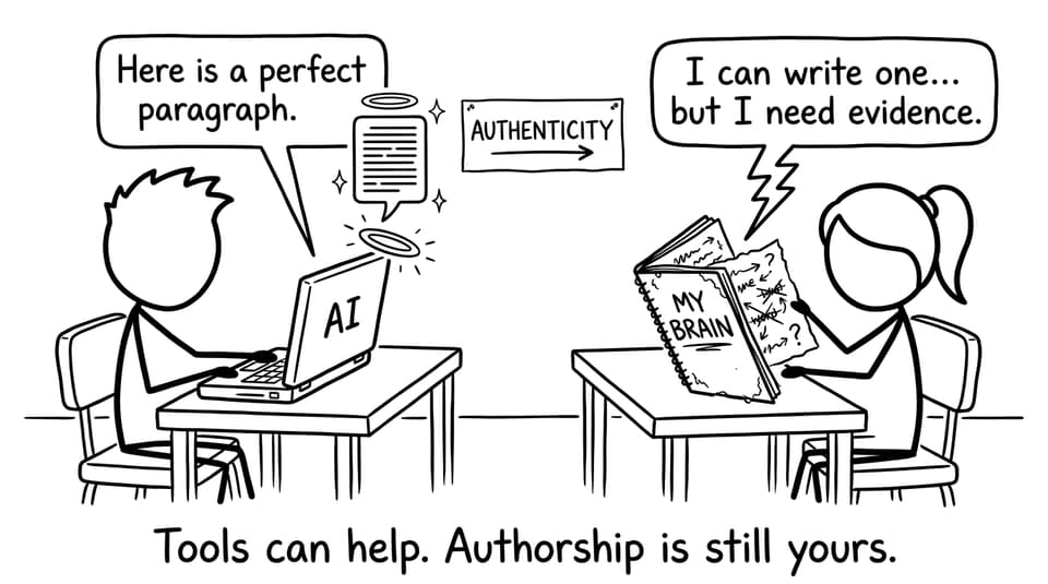 Tools can help. Authorship is still yours.