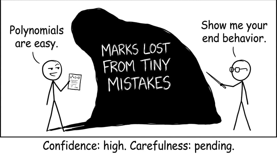 Student meets the shadow of tiny mistakes