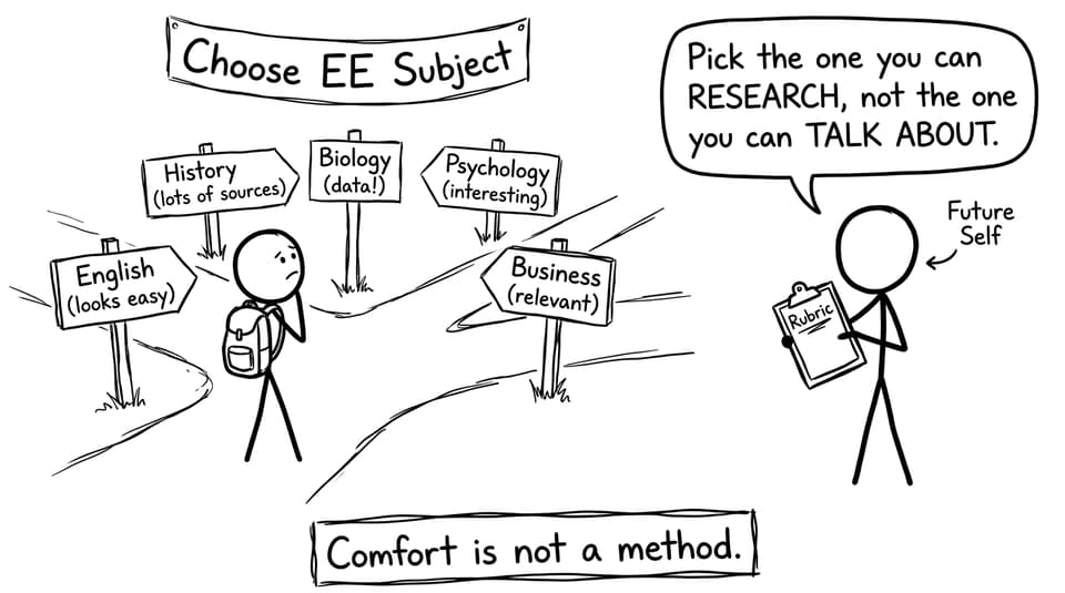 A fork in the road: comfort vs method