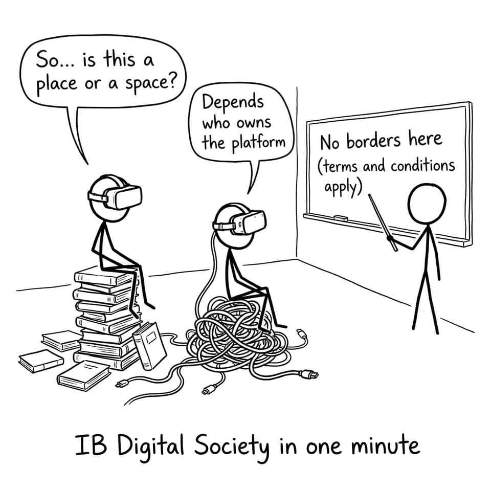 Virtual classroom comic