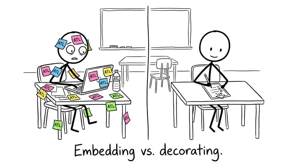 Embedding vs decorating ATL