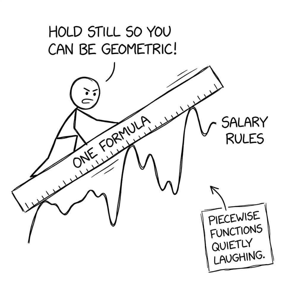 One formula vs salary rules
