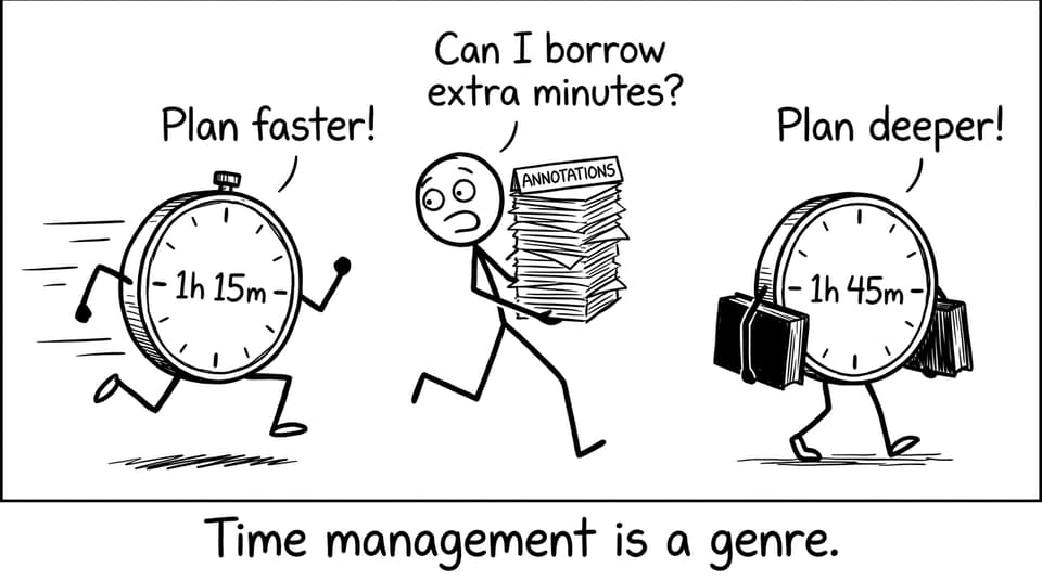 Time management is a genre.