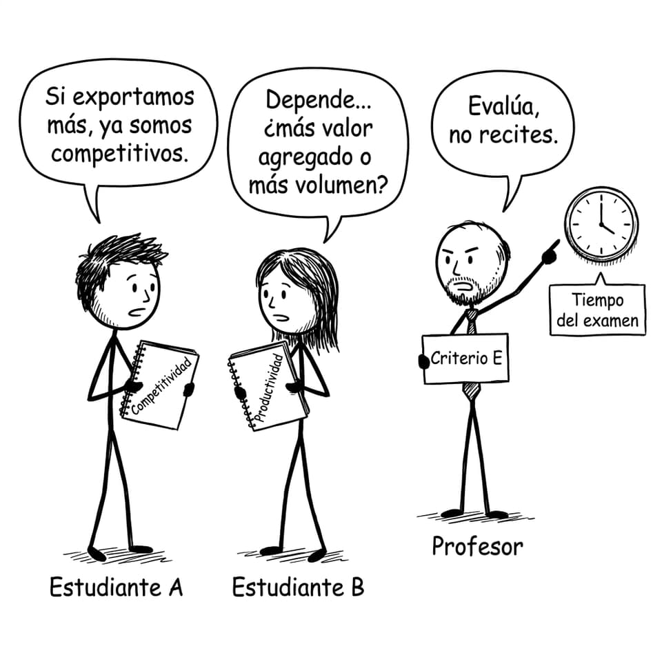 Debate competitividad vs productividad