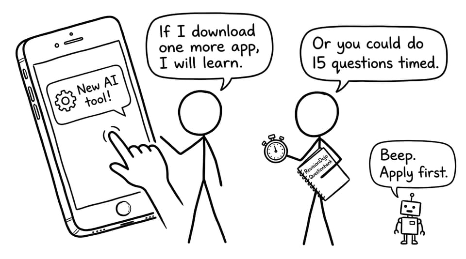 Download another app vs do 15 timed questions