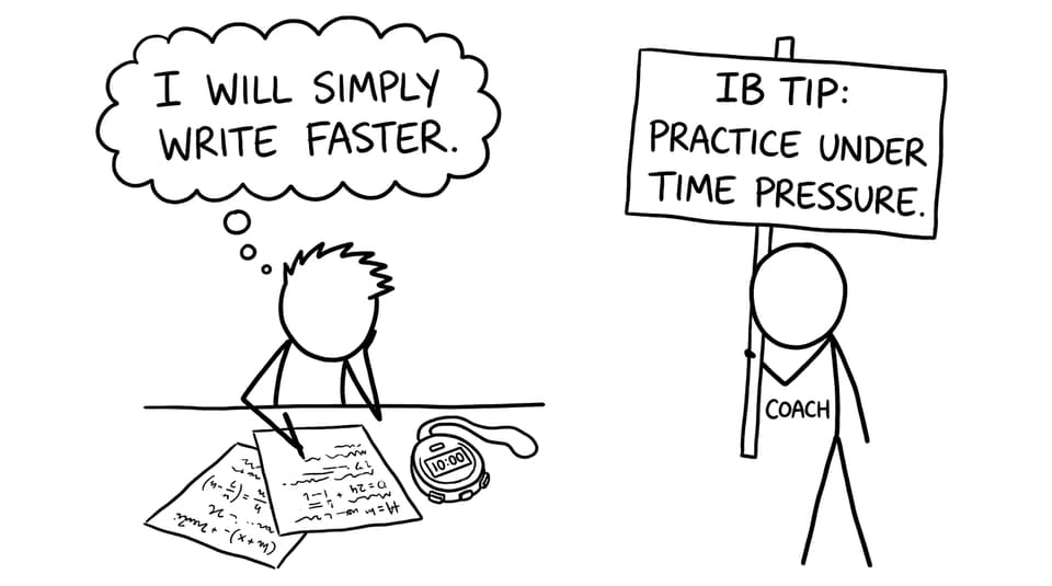 Timed practice chaos with a stopwatch