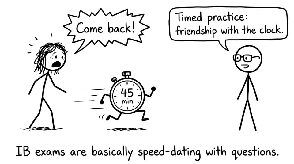 Timed practice comic