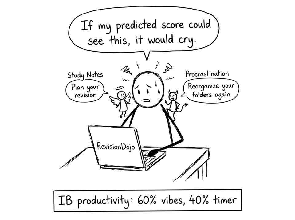 IB student vs procrastination