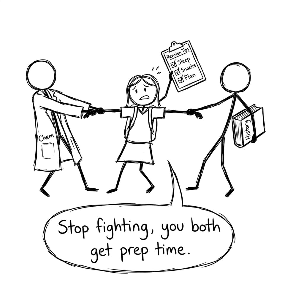 Subjects tug-of-war over attention