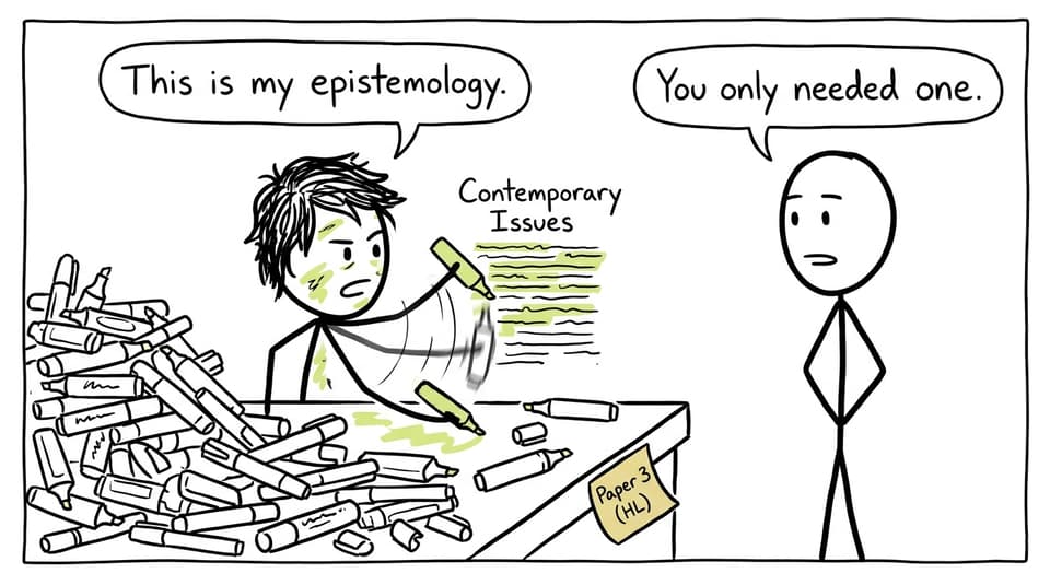 Paper 3 highlighting joke comic