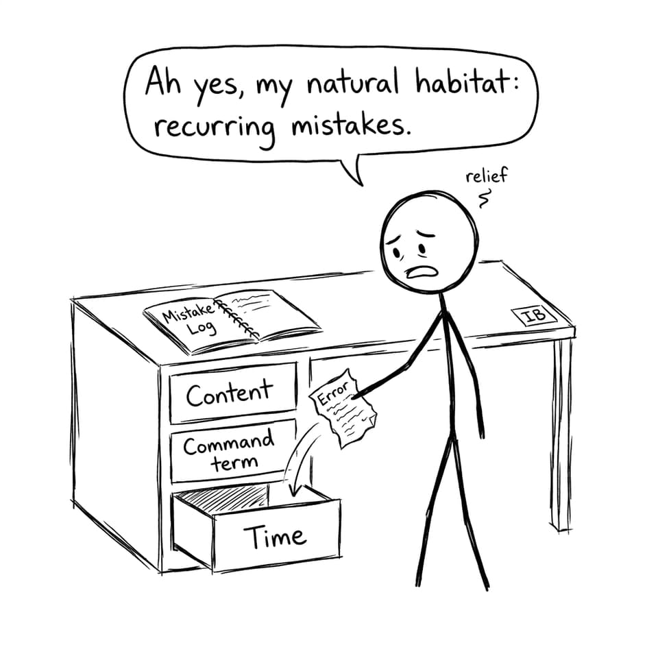 Sorting mistakes into categories like it’s a hobby