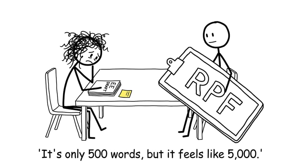 A huge RPF clipboard joke