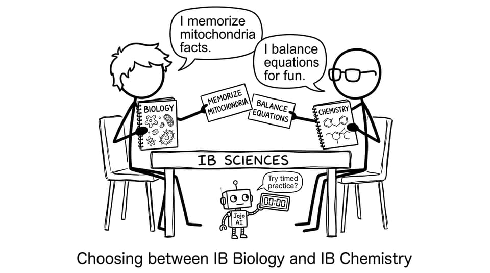 Choosing between IB Biology and IB Chemistry