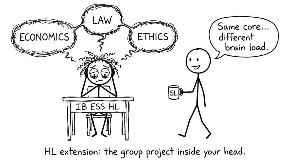 IB ESS HL brain load comic