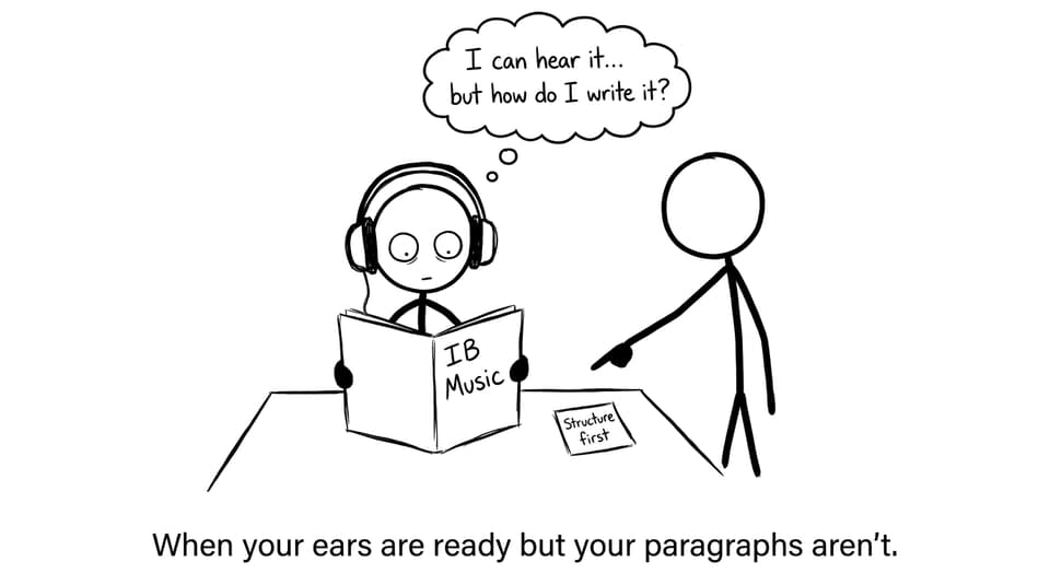 Student hears everything but can't write it