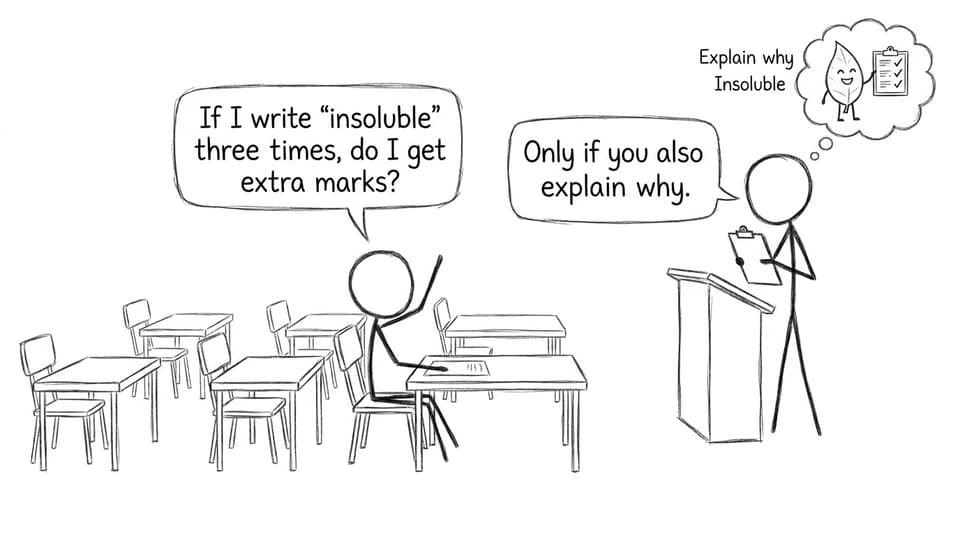 Exam hall insoluble joke comic