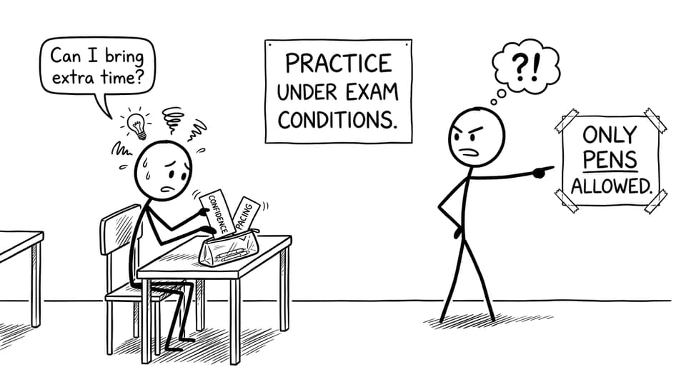 Invigilator rejects “extra time” as a study strategy