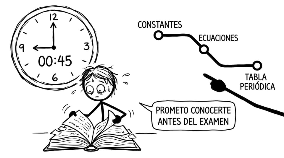 Reloj y mapa del cuadernillo