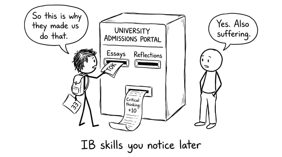IB skills you notice later comic