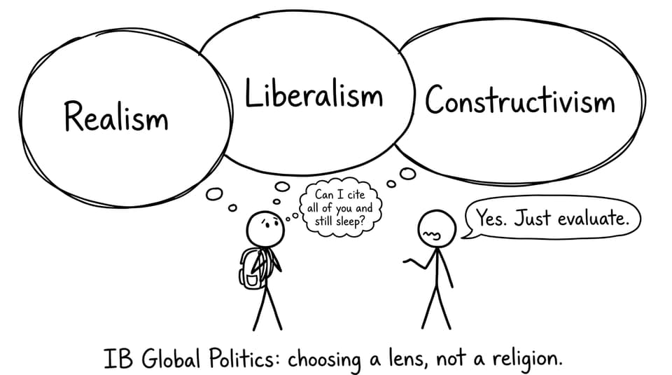 Student choosing a lens, not a religion