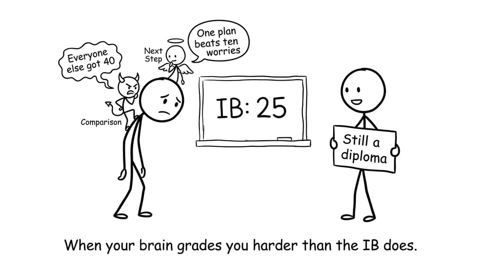Student vs Comparison after an IB 25