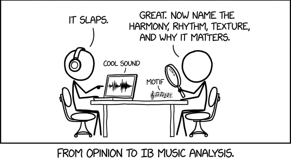 From “it slaps” to analysis vocabulary