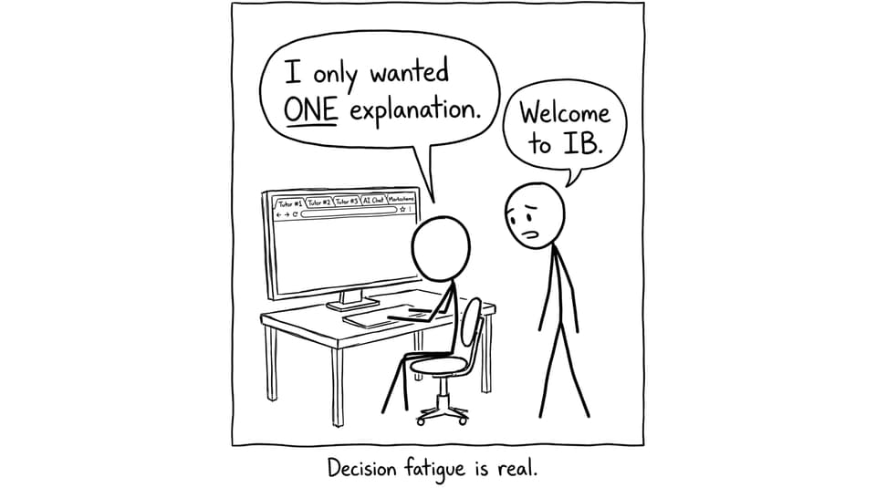 Decision fatigue while choosing a tutor