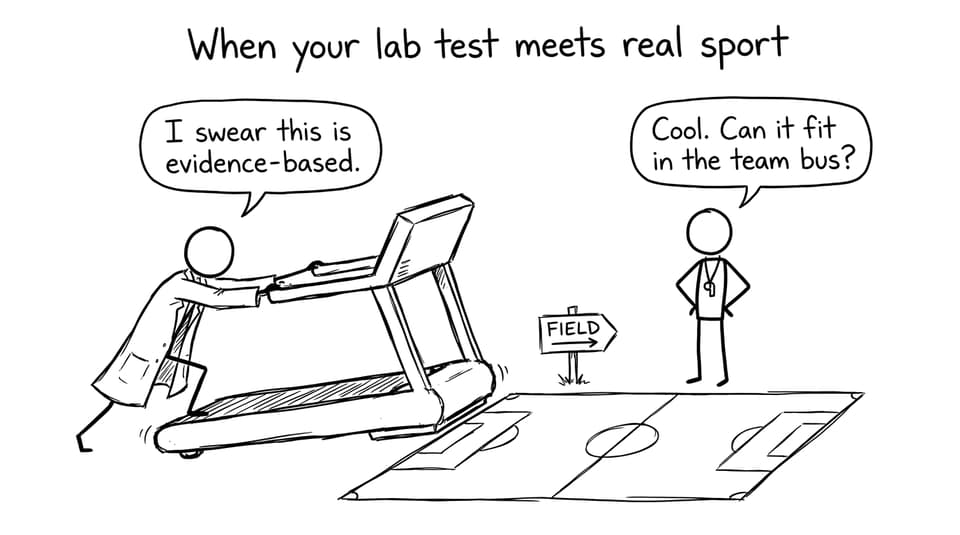When your lab test meets real sport