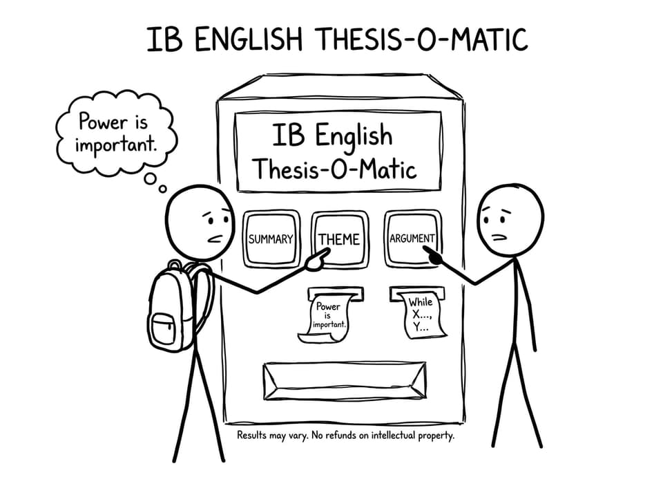 Thesis vending machine joke
