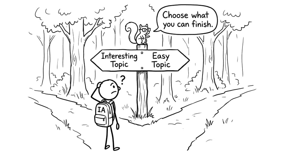 Choosing IA topic paths comic