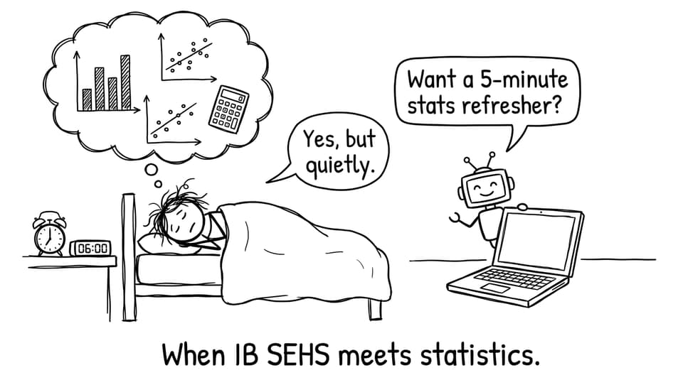 IB SEHS statistics sleep joke