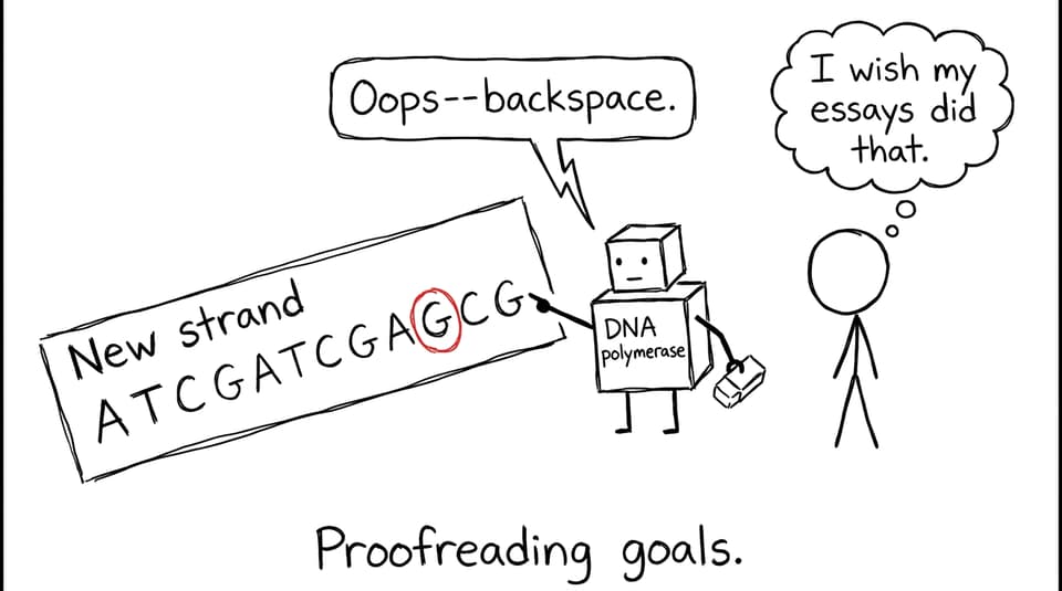 Proofreading goals.