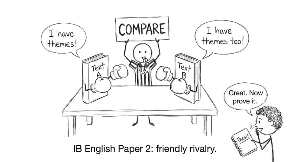 IB English Paper 2: friendly rivalry.