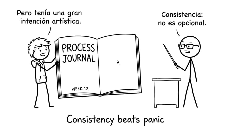 Consistency beats panic