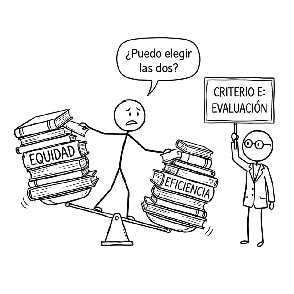 Balanza equidad vs eficiencia