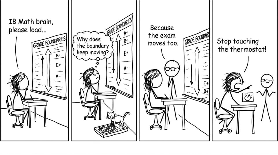 Comic about moving grade boundaries