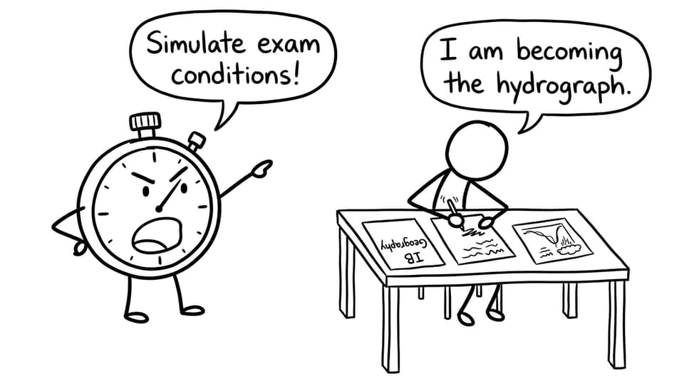 Stopwatch vs hydrograph