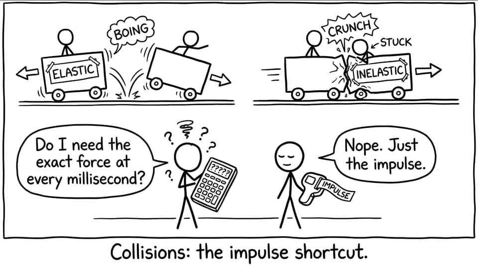 Collisions: the impulse shortcut