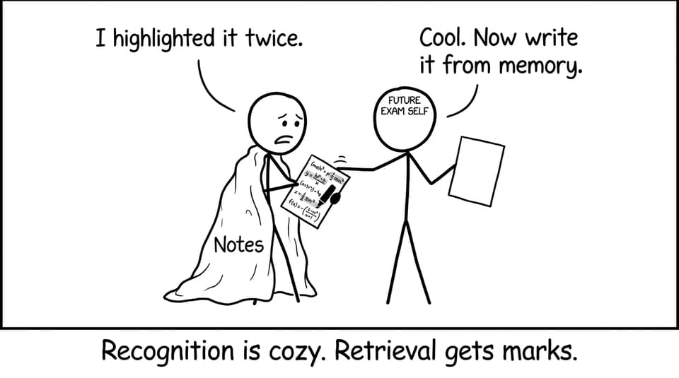 A student learns the hard truth about retrieval
