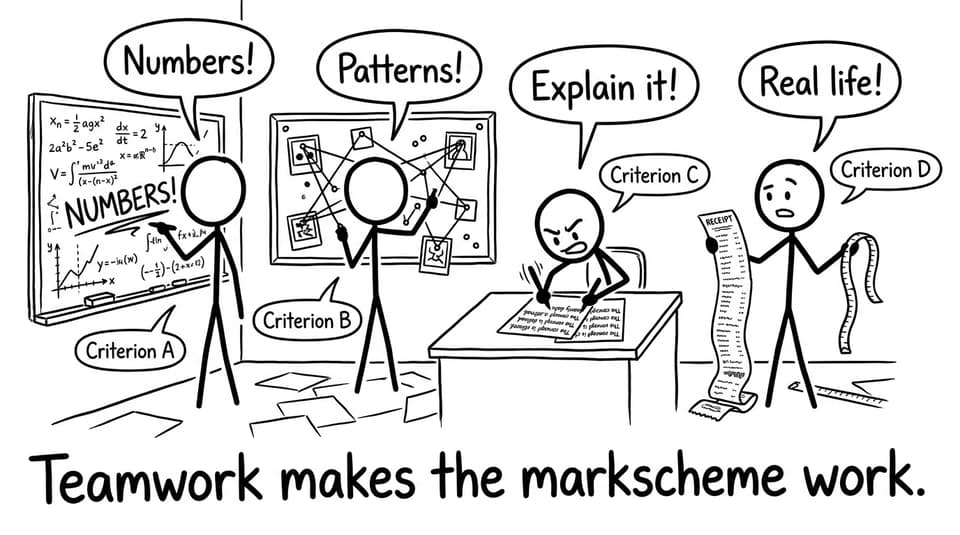 Four criteria act like a chaotic group project