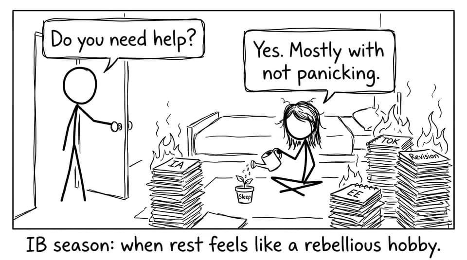IB season comic relief