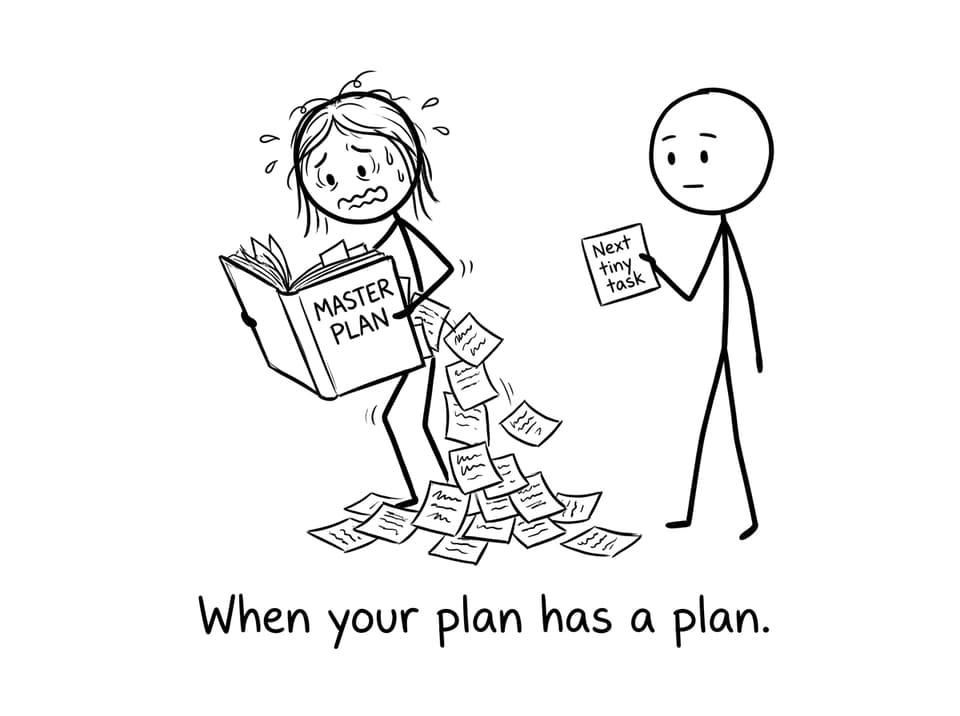 Planner avalanche joke
