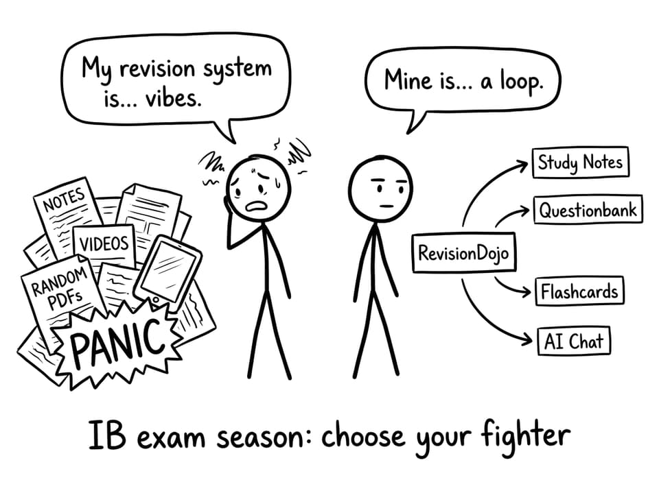 IB exam season: choose your fighter.