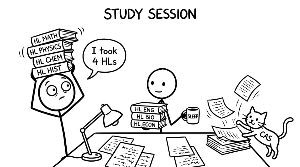 4 HLs balancing books joke