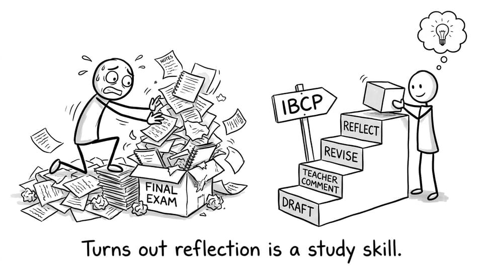 Reflection vs memorization comic